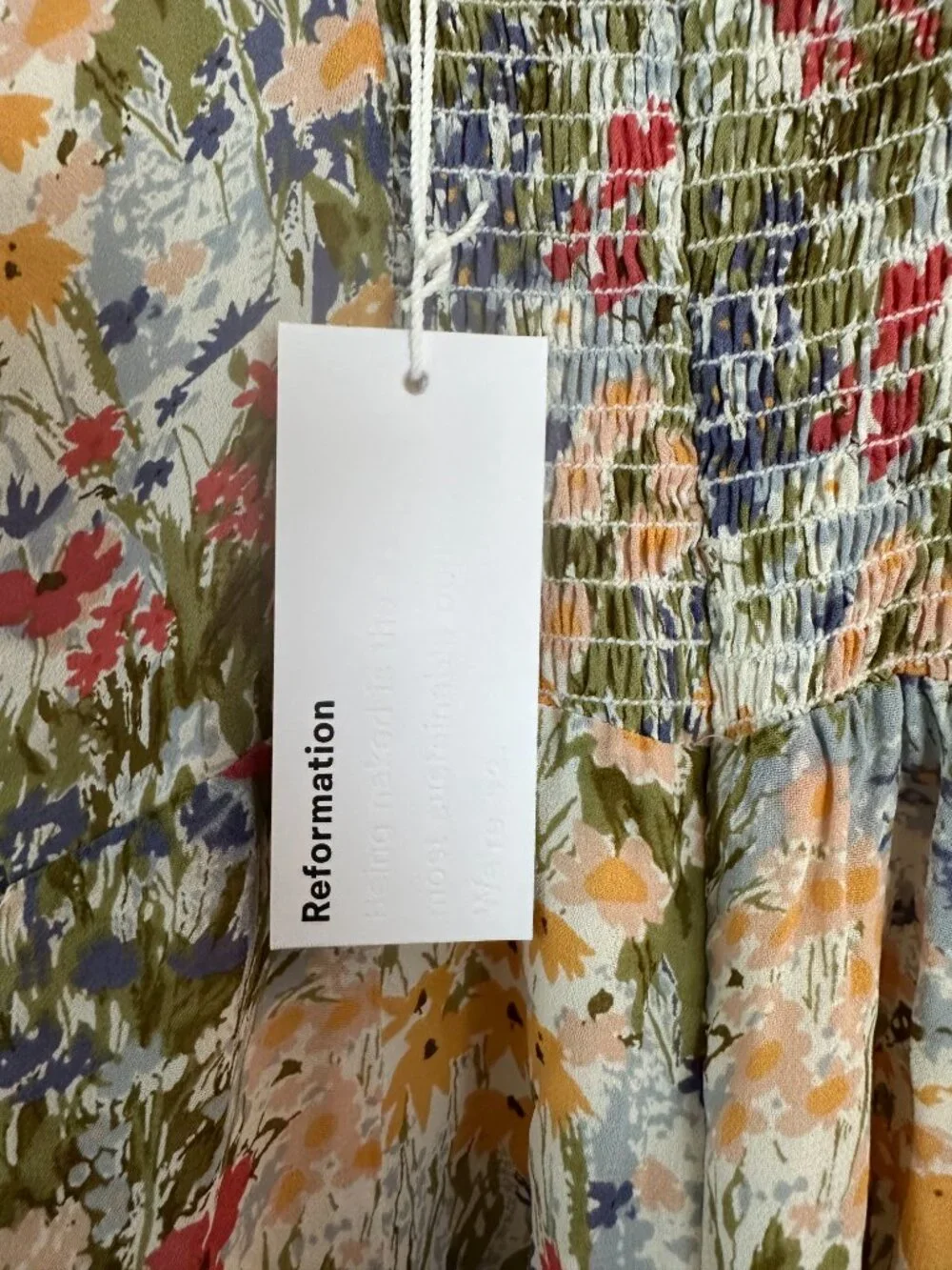 Reformation Nadira Dress in Countryside - Picture 5 of 6